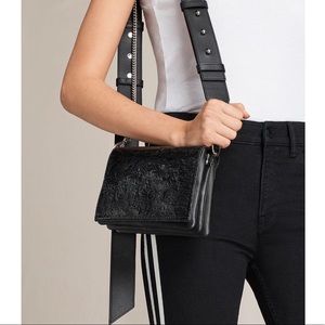 ALLSAINTS Zep Leather Box Bag